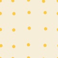 Polka dot, seamless pattern. Endless background, texture with rough round spots, circles. Abstract Royalty Free Stock Photo