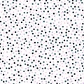 Polka dot seamless pattern with glittering dots. Luxury polka dot pattern. Bright holidays background. Gold glitter pattern