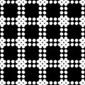Polka dot seamless pattern. Hand hatching. Brushwork. Halftone. Geometric background. Scribble texture.