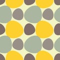 .Polka dot seamless pattern. ÃÂ¢extile rapport. Royalty Free Stock Photo