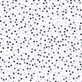 Polka dot seamless vector pattern with glittering dots. Luxury polka dot pattern. Bright holidays background. Gold