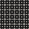 Polka dot vector seamless pattern. Simple texture with small circles and rings Royalty Free Stock Photo