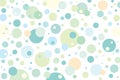 Polka dots, pastel green tones Cute on a white backgroundPolka dots, pastel green tones Cute on a white backgroundPolka dots,