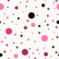 Polka dots seamless texture