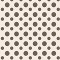 Polka dotted pattern pale yellow and brown