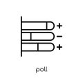 Poll icon from collection.