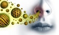 Pollen Allergies Symptoms Royalty Free Stock Photo