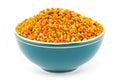 Pollen granules in bowl