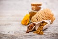 Pollen and propolis Royalty Free Stock Photo
