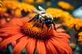 Pollination insect flower bee nature