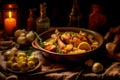 Pollo al Ajillo - Garlic chicken cooked in olive oil and white wine