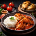 Pollo Guisado: Rich Tomato-Based Chicken Stew with Rice or Arepas