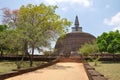 Pollonaruwa Sri Lanka stupa Royalty Free Stock Photo