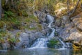 Pollos river cascades in the Andorran Pyrenees Royalty Free Stock Photo