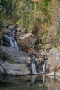 The Pollos river waterfall Royalty Free Stock Photo