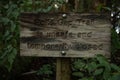 Polls Gap Trail Closed Sign