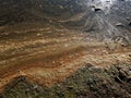 Polluted body of water. Water pollution concept image Royalty Free Stock Photo