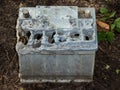 Polluted Environment with an Old Battery Royalty Free Stock Photo