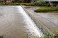 Polluted holy river Bagmati in Kathmandu, Nepal Royalty Free Stock Photo