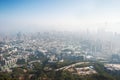 Polluted Hong Kong cityscape, Kowloon Royalty Free Stock Photo