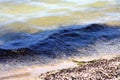 Polluted Water and Beach Royalty Free Stock Photo