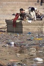 Pollution in the Holy River Ganges - India