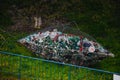 Pollution -Plastic waste collected from Somes River, Cluj Napoca