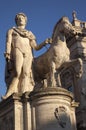 Pollux Statue Rome Italy Royalty Free Stock Photo