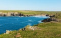 Polly Joke beach next to Crantock bay Cornwall England UK near Newquay and on South West Coast Path Royalty Free Stock Photo