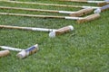 Polo mallets Royalty Free Stock Photo