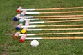 Polo mallets Royalty Free Stock Photo