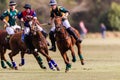 Polo Match Riders Chasing Action