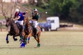 Polo Match Chasing Ball Action