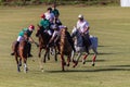 Polo Players Pony Action Sticksl Royalty Free Stock Photo