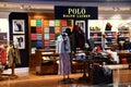 Polo Ralph Lauren store at Hamad International Airport in Doha, Qatar Royalty Free Stock Photo