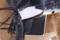 Polo saddle Royalty Free Stock Photo