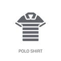 Polo Shirt icon. Trendy Polo Shirt logo concept on white background from Clothes collection