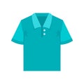 Polo tshirt icon, flat style