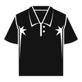 Polo tshirt icon, simple style
