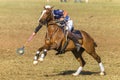 Equestrian Polocrosse Game Closeup Action Royalty Free Stock Photo
