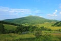 Polonina Carynska in Bieszczady Mountains, Poland Royalty Free Stock Photo