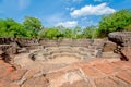 Polonnaruwa Ancient Stone Lotus Pond Royalty Free Stock Photo