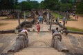 Polonnaruwa - the ruins of an ancient temple, Sri Lanka Royalty Free Stock Photo