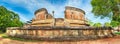 The Polonnaruwa Vatadage. Panorama Royalty Free Stock Photo