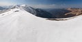 Polonyna Borzhava in spring. Carpathian Mountains. Ukraine