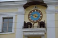 Polotsk history tour tourizm building clock Royalty Free Stock Photo