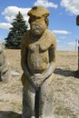 Ancient sculptures above the Kremenets in Izyum Ukraine