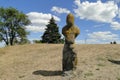 Ancient sculptures above the Kremenets in Izyum Ukraine