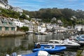 Polperro fishing village and tourist attraction in Cornwall Royalty Free Stock Photo