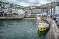 Polruan village on the Cornish coast